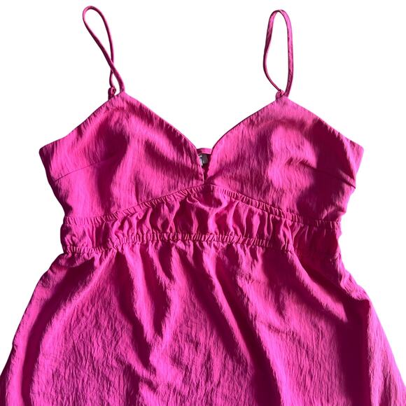 New Day Pink Midi Dress Sleeveless Spaghetti Strap Women M - Picture 2 of 10